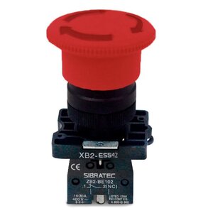 Foto de Botão De Emergência | Plástico | Es-542 | Vermelho | Trava Gi